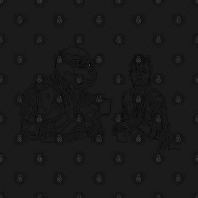 TMNT2: Coffee Break [Outline] by 51Deesigns