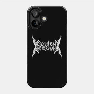 Metal Band Logo Gluten Intolerance Phone Case