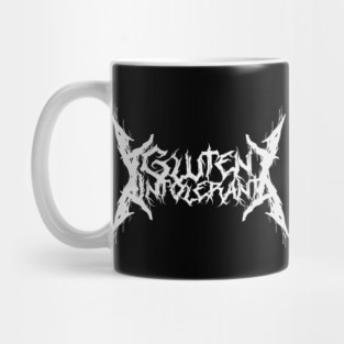 Metal Band Logo Gluten Intolerance Mug