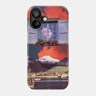 Outside My Window - Surreal/Collage Art Phone Case