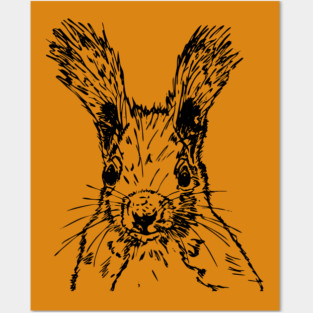 squirrel Posters and Art