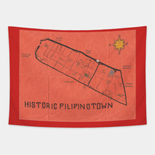 Historic Filipinotown Tapestry