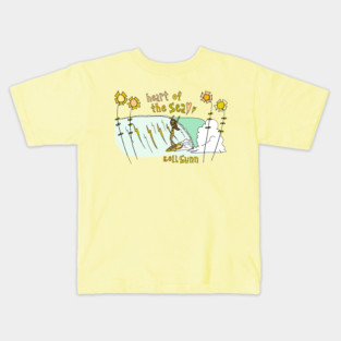 heart of the sea legend rell sunn retro surf art by surfy birdy Kids T-Shirt
