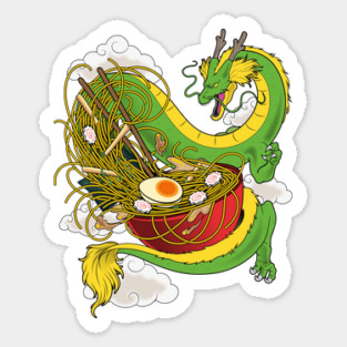Ramen Dragon Magnet