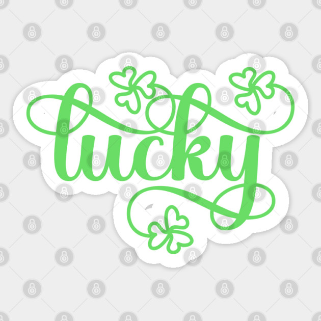 Lucky Shamrocks Sticker by HolidayBug