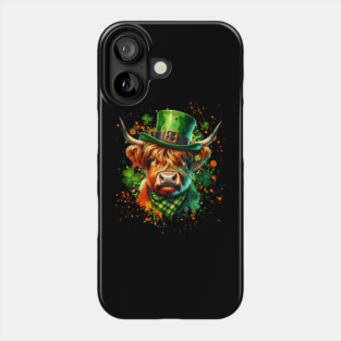 St. Patrick's Day Cow Phone Case