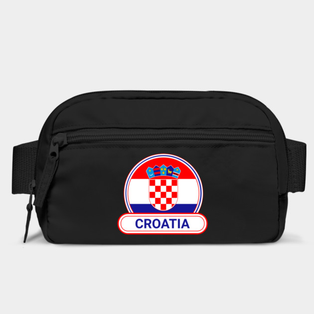 Croatia Country Badge - Croatia Flag by Yesteeyear