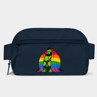 Comfy Womfy Pride Orc Husbando LGBTQ Rainbow Bag