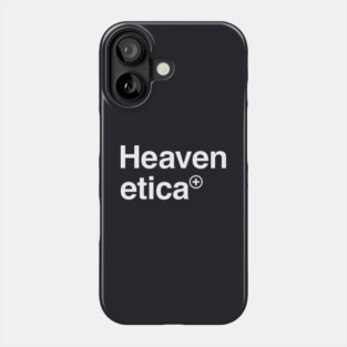 Heavenetica - The More Heavenly Member of the Helvetica Typographic Font Family Phone Case