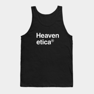 Heavenetica - The More Heavenly Member of the Helvetica Typographic Font Family Tank Top