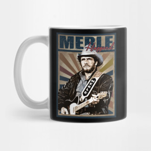 Merle Haggard /// Retro Style Country Music Mug