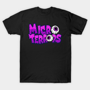 Micro Terrors Purple Slime Design T-Shirt