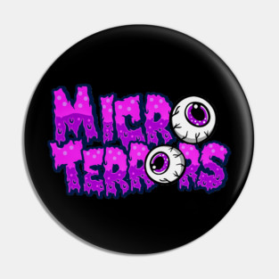 Micro Terrors Purple Slime Design Pin