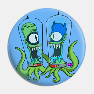 Kang-man and Kodos sidekick Pin
