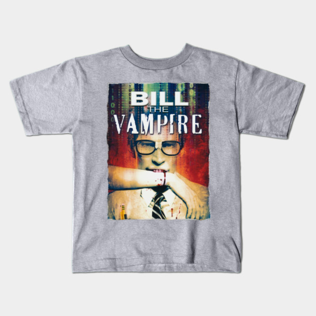 Bill The Vampire - Classic Kids T-Shirt by Rick Gualtieri