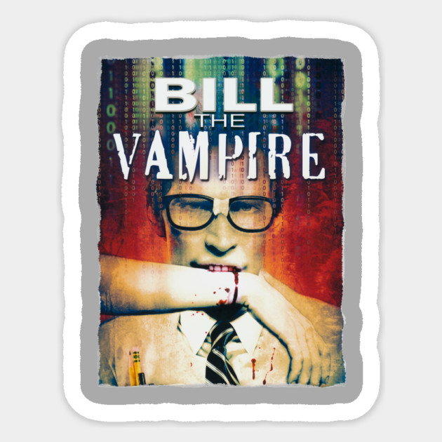 Bill The Vampire - Classic Sticker by Rick Gualtieri