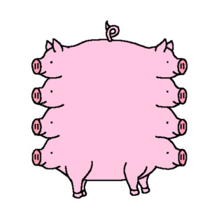 4 dimensional pig T-Shirt