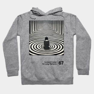 Leonard Cohen - Minimalist Artwork Design Hoodie