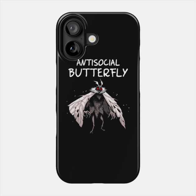 Antisocial Butterfly Phone Case by GoshWow®