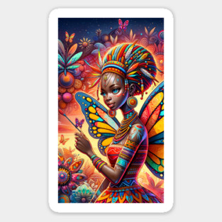 Kenyan Fairy Sticker