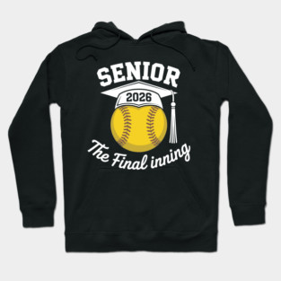 Senior Softball Class of 2026 The Final Set Graduate Mom Hoodie