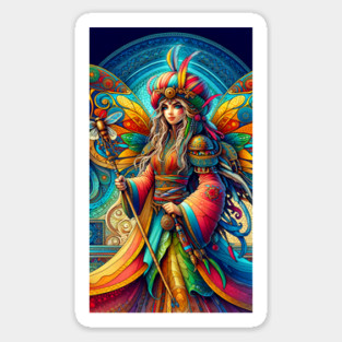 Tunisian Fairy Sticker