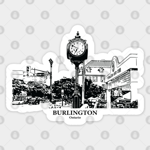 Burlington - Ontario Sticker by Lakeric