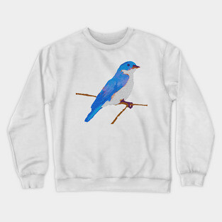 Blue Thrush Crewneck Sweatshirt