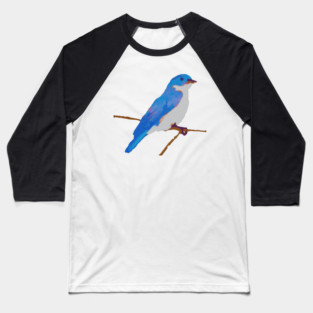 Blue Thrush Baseball T-Shirt