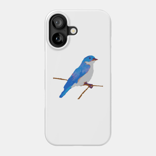 Blue Thrush Phone Case by DonWillisJrArt