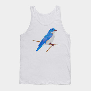 Blue Thrush Tank Top