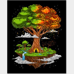 Buddha Tree Of Life Posters and Art