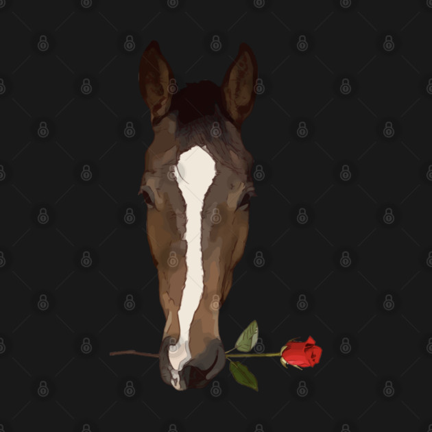 Horse and Rose by Lakeric