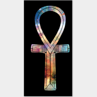 Galaxy Ankh Posters and Art