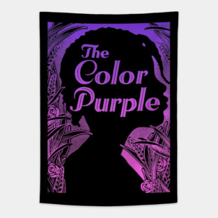 The Color Purple Paper Texture Tapestry