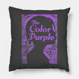 The Color Purple Paper Texture Pillow