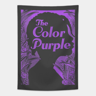 The Color Purple Paper Texture Tapestry