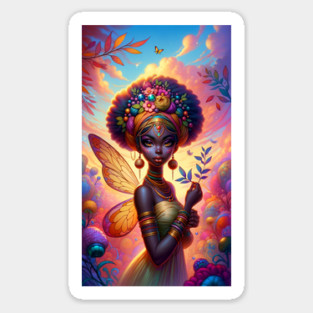 Nubian Fairy Sticker