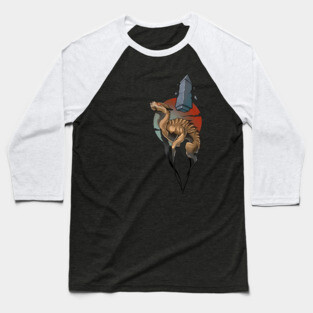 Salvador Dali dinosaur Baseball T-Shirt