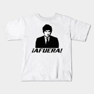 Javier Milei Afuera Kids T-Shirt