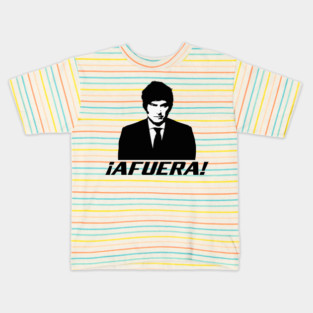 Javier Milei Afuera Kids T-Shirt