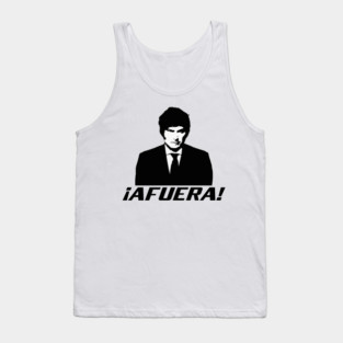 Javier Milei Afuera Tank Top