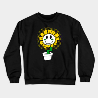 Happy Flower Pot Crewneck Sweatshirt