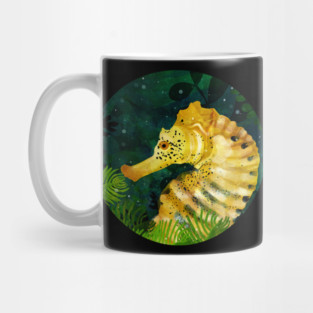 Yellow Seahorse Mug