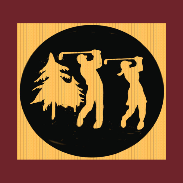 Couples Golf by DonWillisJrArt