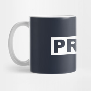 Press Logo (Palestine Merch Inspired by Journalist Motaz Azaiza) Mug