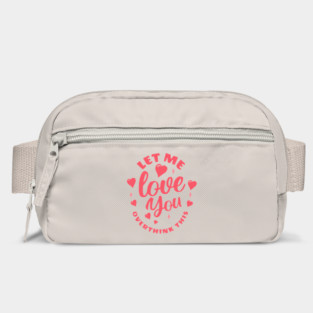 Love You - Let me overthink this Vintage Bag