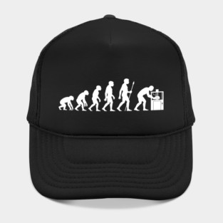 3D Printing Human Evolution Silhouette Funny 3D Printer Lovers Hat