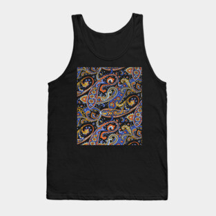 Retro Vintage Paisley Pattern Tank Top