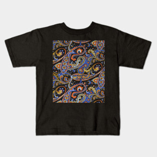 Retro Vintage Paisley Pattern Kids T-Shirt